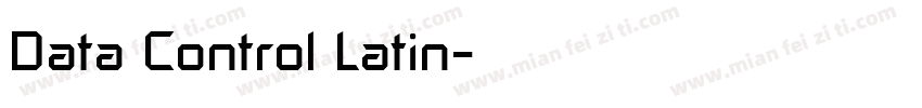 Data Control Latin字体转换